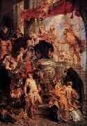 Peter Paul Rubens Virgin and Child Enthroned with Saints France oil painting artist